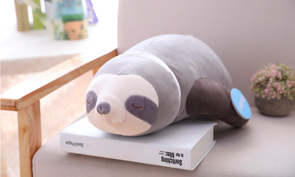 Grote luiaard knuffel, knuffelig cadeau-idee