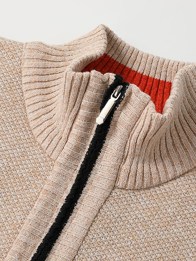 Herenvest met rits | Warm en comfortabel, normale pasvorm