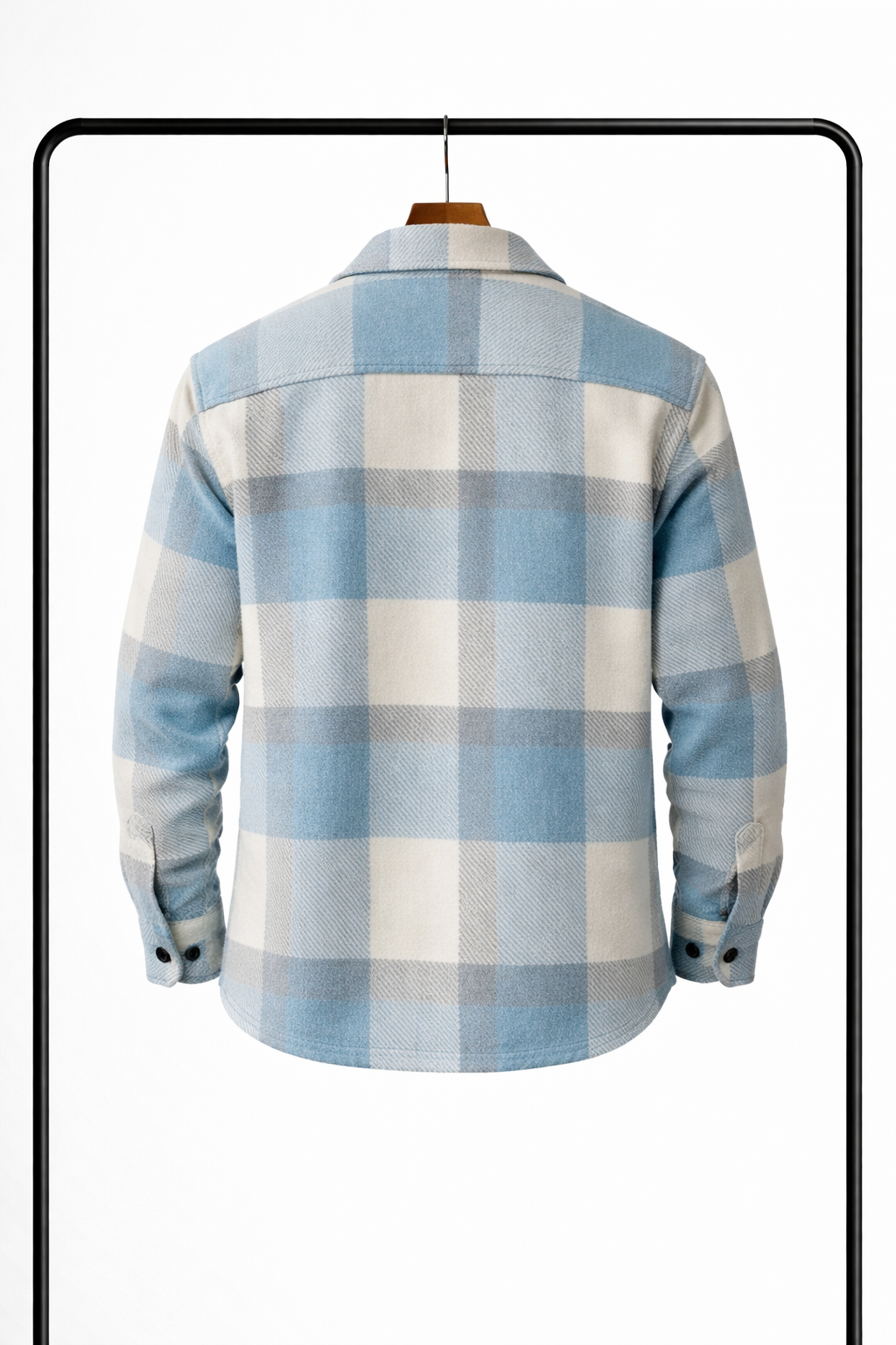 Klassiek geruit overshirt voor heren – warm, comfortabel overhemdjack als tussenlaag