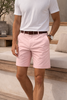 Getailleerde heren zomershort – smart-casual twill-design