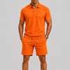 Heren Zomerse Sportset – Polo & Shorts, Lichtgewicht Comfort