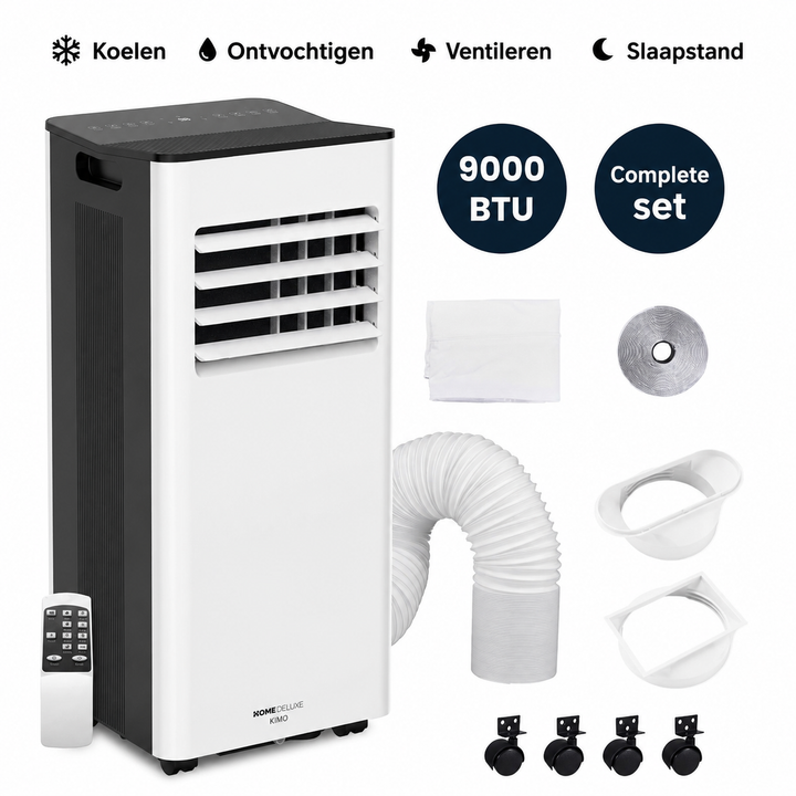 Mobiele Airconditioner 9000 BTU Met Wifi
