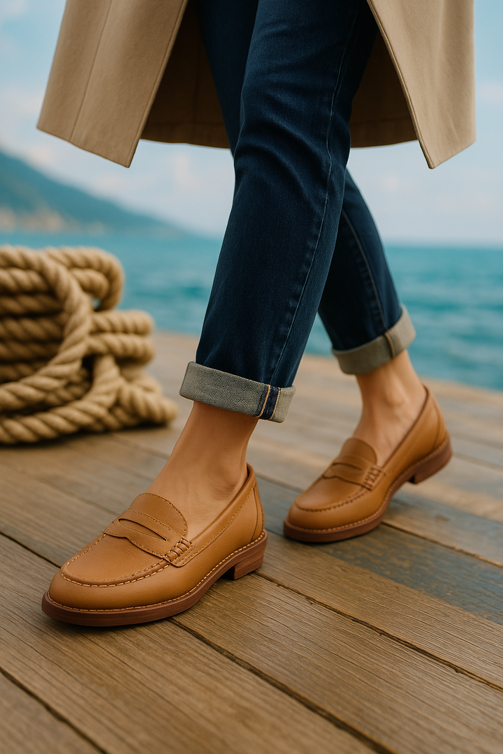 Leren Loafers voor Dames