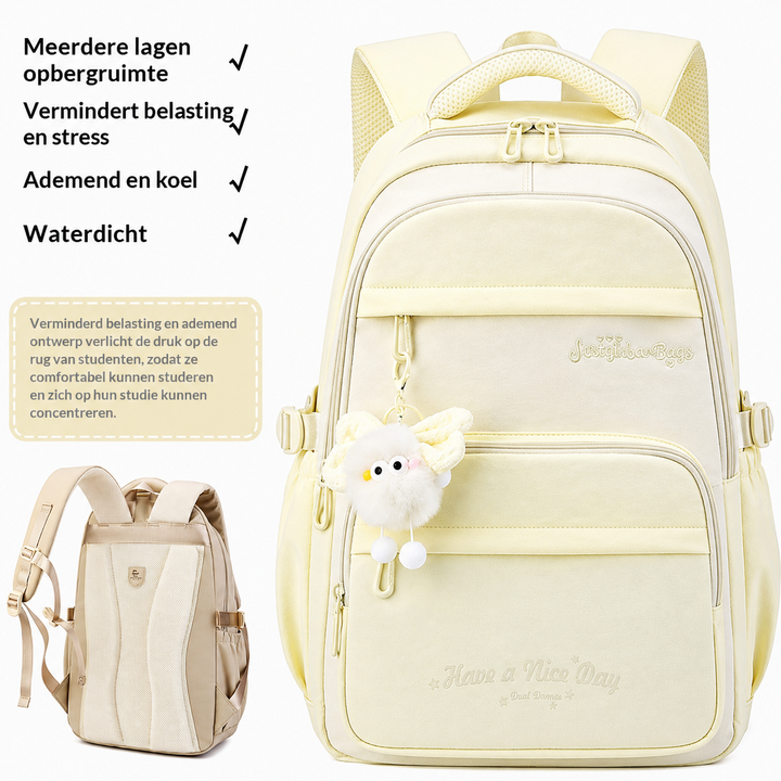 Driedelige Schoolrugzak met Cartoonprint