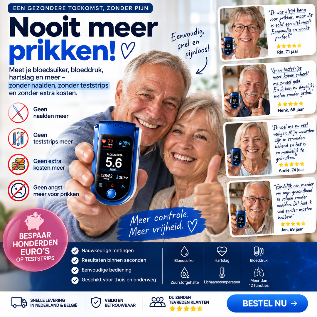 Moeiteloos comfort bij elke dagelijkse gezondheidscontrole