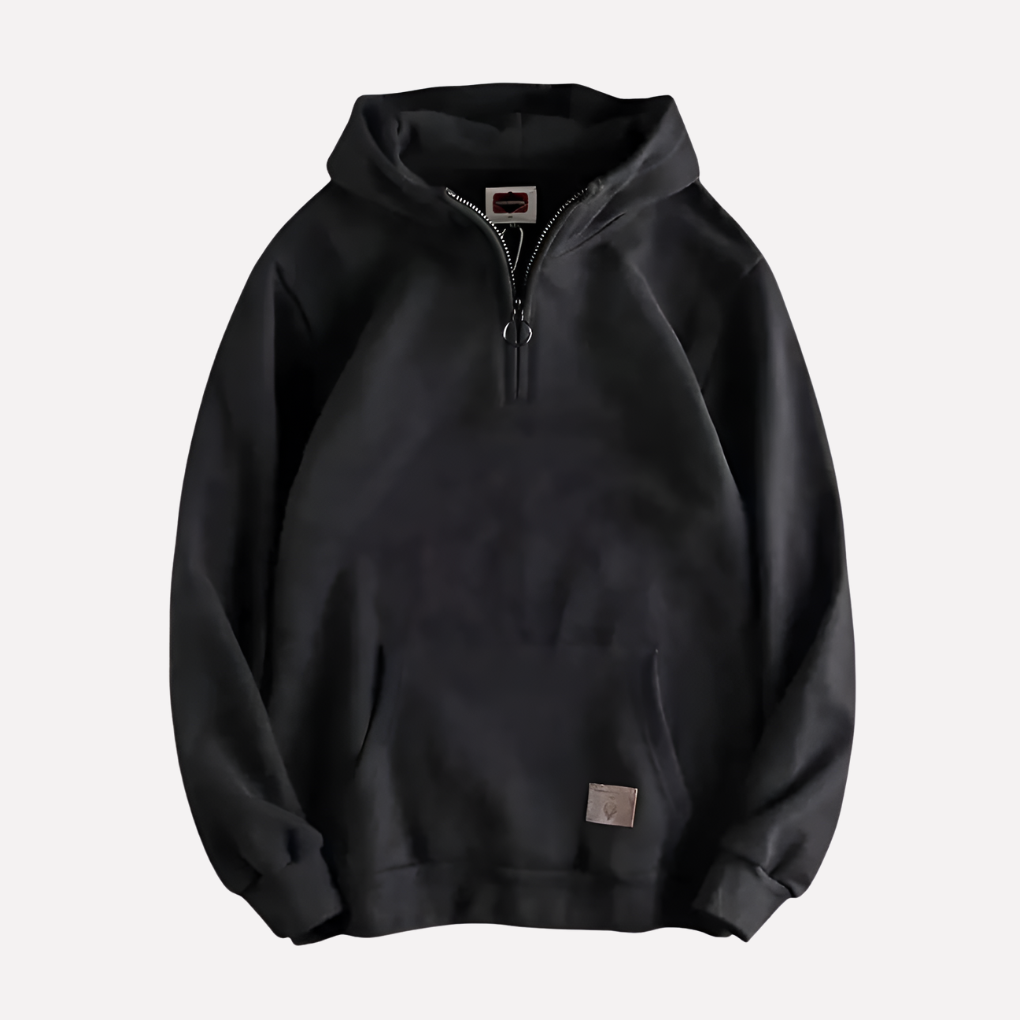 Heren Half-Zip Hoodie