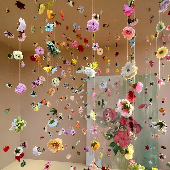 Kunstbloemenslinger met 100 stuks