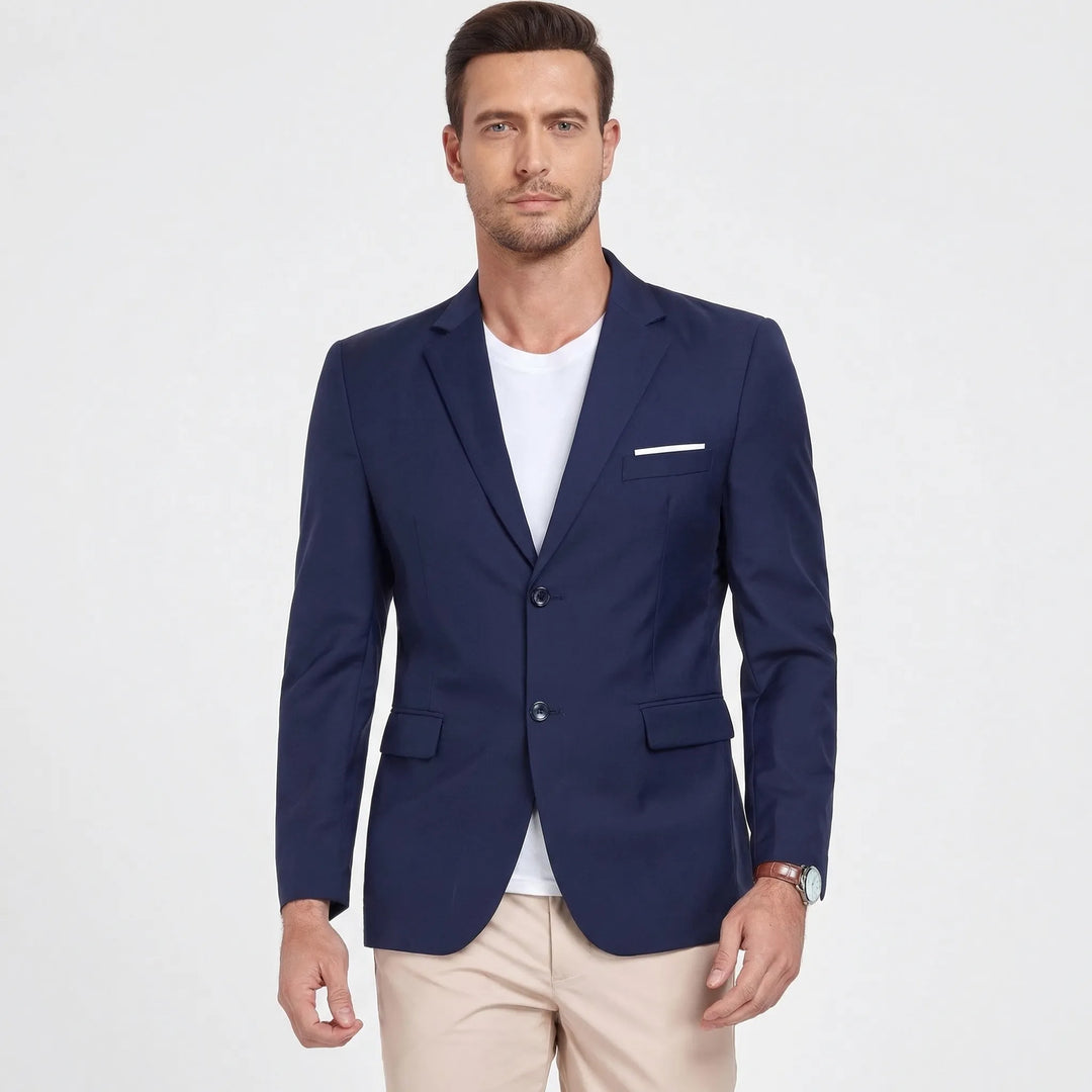 Klassieke herenblazer met ingesneden revers - Laurence