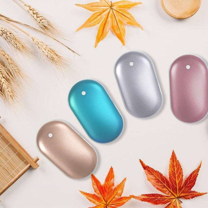 Oplaadbare handwarmer met powerbank, snelle warmte met USB-C-oplading