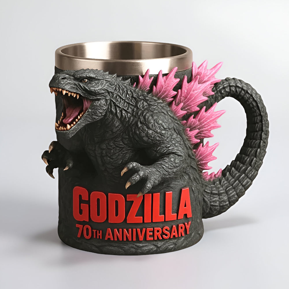 Originele 3D-monsterkoffiemok met gebeeldhouwd ontwerp