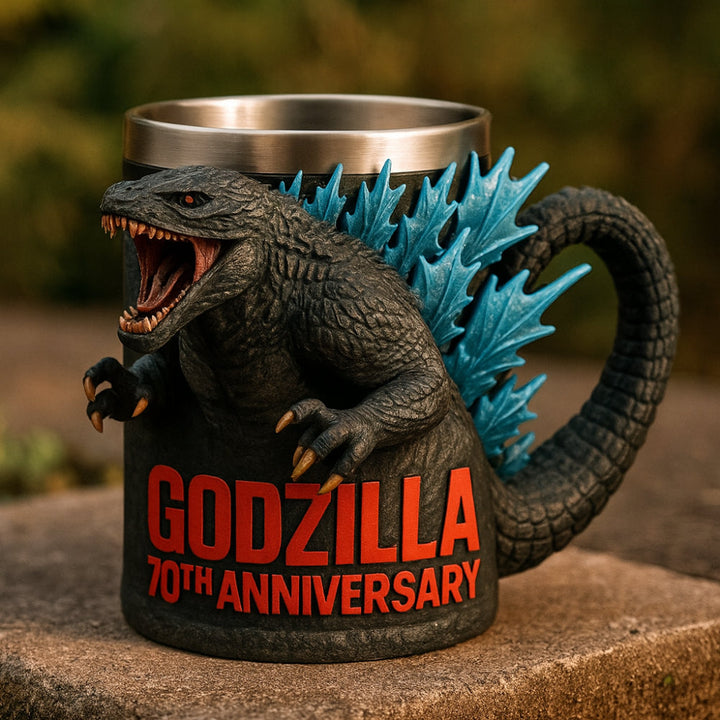 Originele 3D-monsterkoffiemok met gebeeldhouwd ontwerp