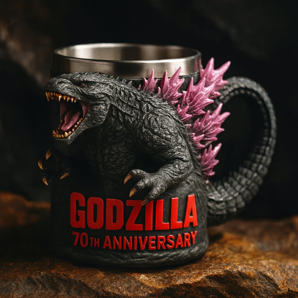 Originele 3D-monsterkoffiemok met gebeeldhouwd ontwerp