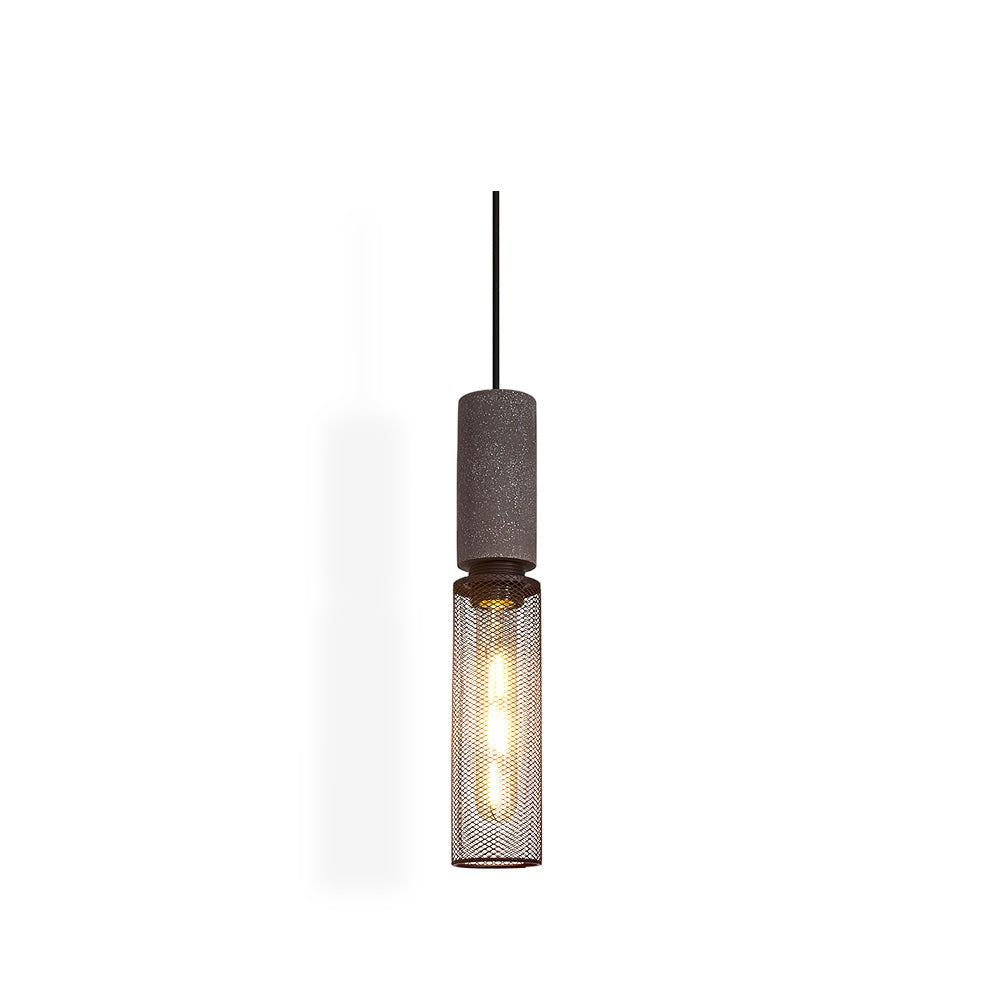 Minimalistische industriële hanglamp met cilindervormig ontwerp