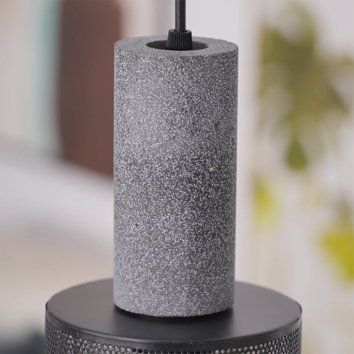 Minimalistische industriële hanglamp met cilindervormig ontwerp