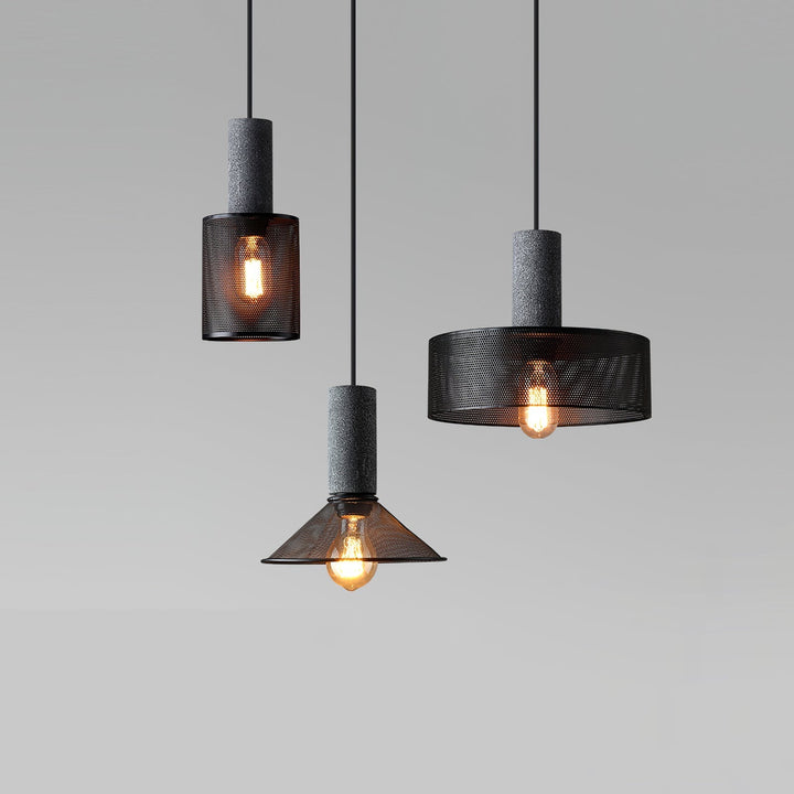 Minimalistische industriële hanglamp met cilindervormig ontwerp