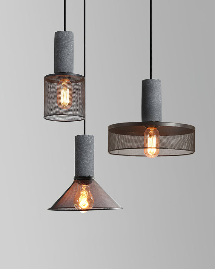Minimalistische industriële hanglamp met cilindervormig ontwerp