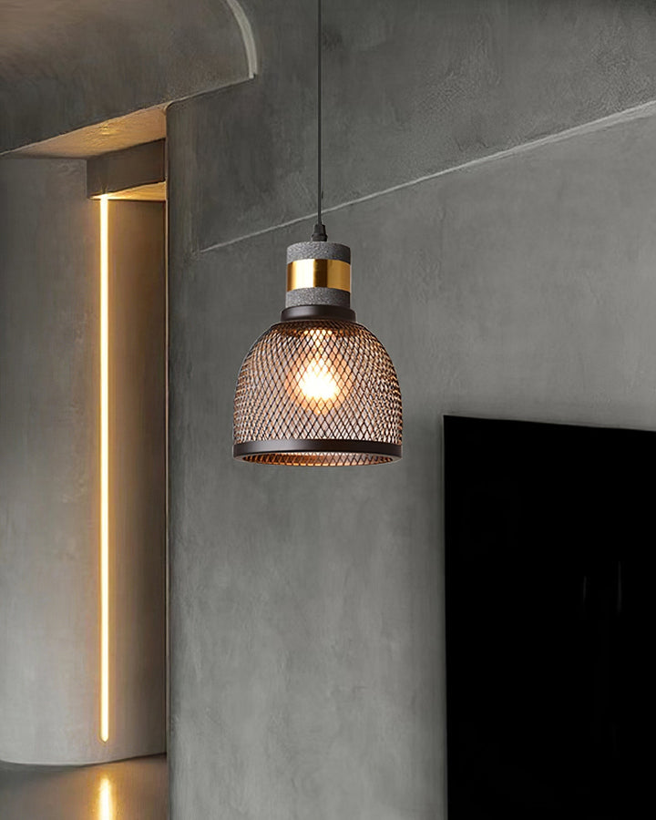 Minimalistische industriële hanglamp met cilindervormig ontwerp