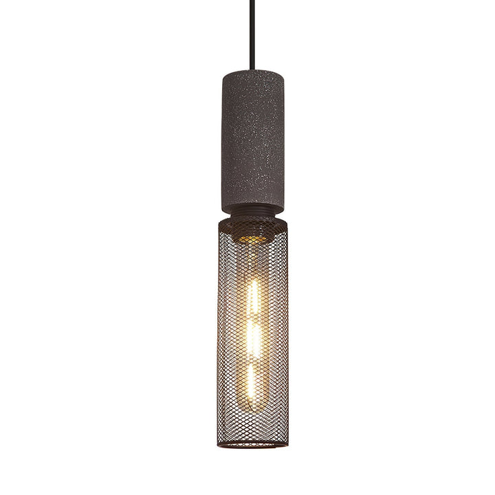 Minimalistische industriële hanglamp met cilindervormig ontwerp