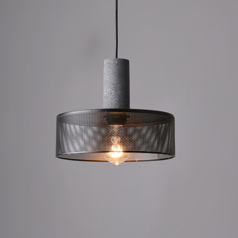 Minimalistische industriële hanglamp met cilindervormig ontwerp