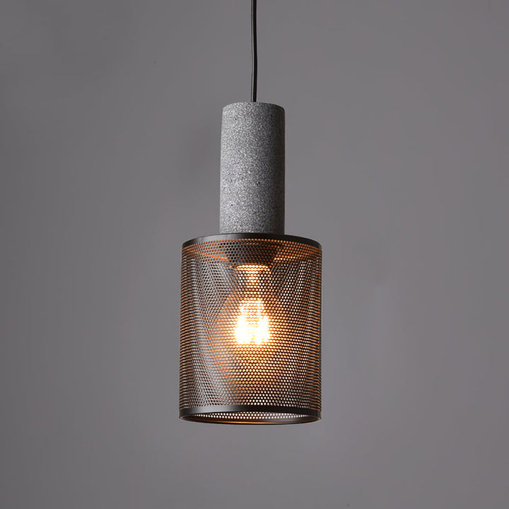 Minimalistische industriële hanglamp met cilindervormig ontwerp