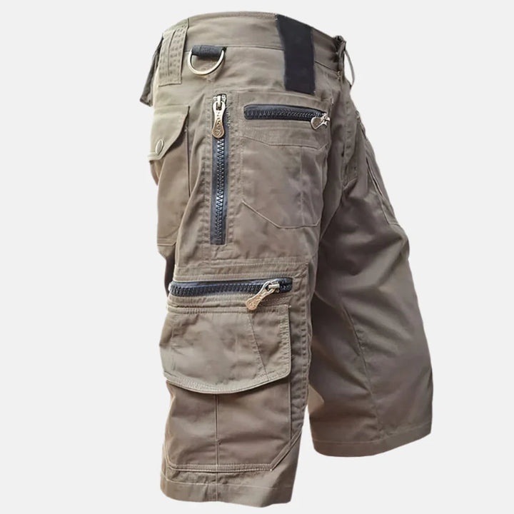 Utility Cargo Shorts voor heren met knielange pasvorm