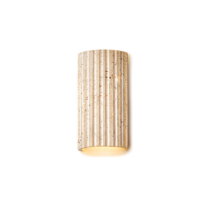 Wandlamp van natuursteen