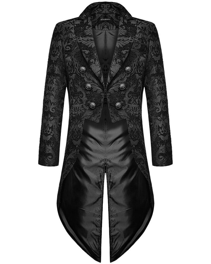 Gothic herenmantel met brokaatdesign – Victor