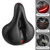 Ergonomische comfortabele fietszadel met uitsparing – met 2 inch dik schuim en waterdicht PU-leer