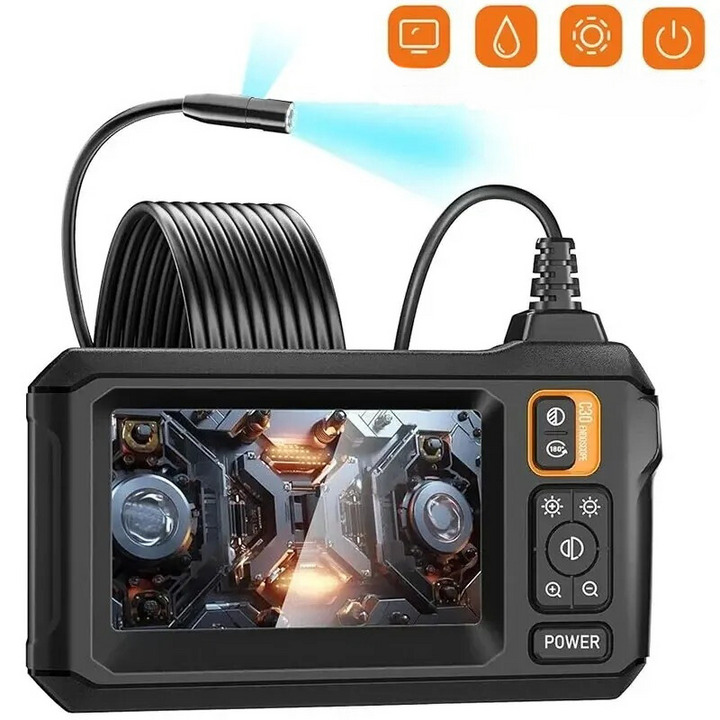 Industriële inspectiecamera endoscoop – 1080P HD met 4,3 inch scherm en verstelbare lens