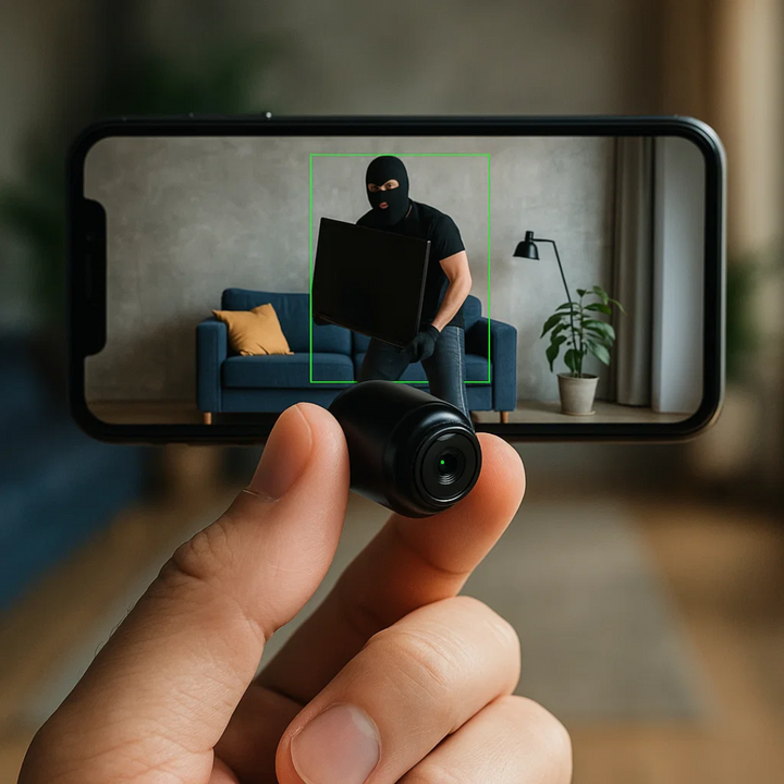 Compacte wifi-bewakingscamera met bewegingsdetectie
