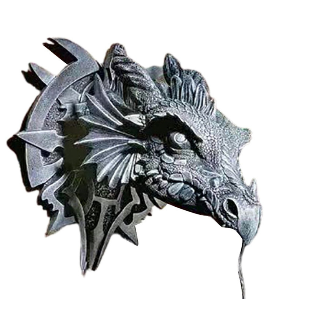 Drakenkop-wandlamp, fantasy wandmontage-accentverlichting