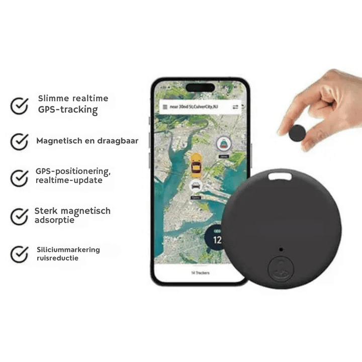 3x Mini GPS Tracker - Locator voor Auto en Sleutels
