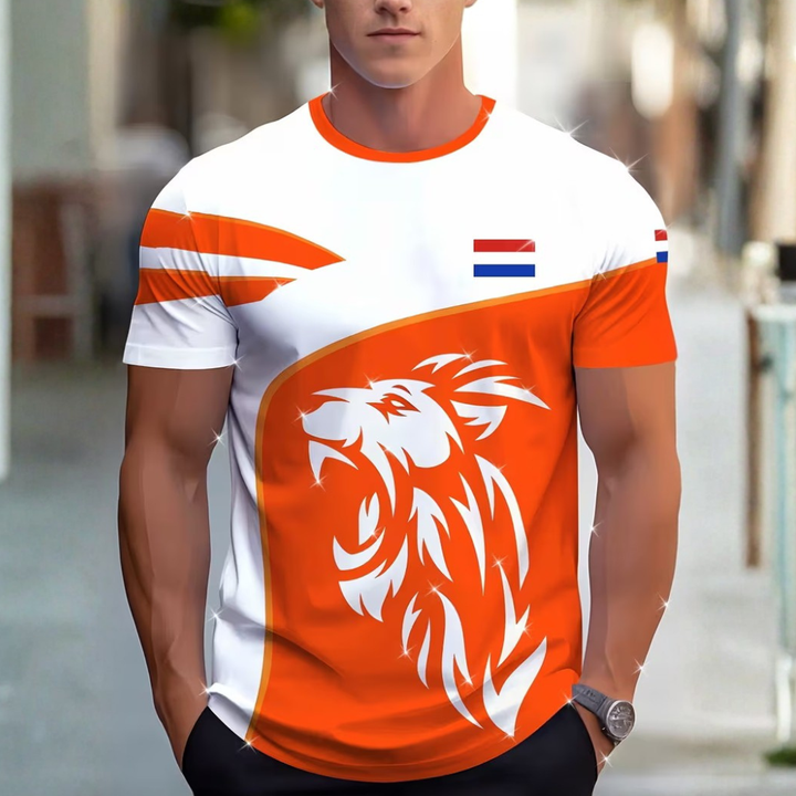 Trendy Voetbal T-Shirt voor Heren