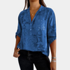Zomerse Blouse met Verstelbare Mouwen voor Dames
