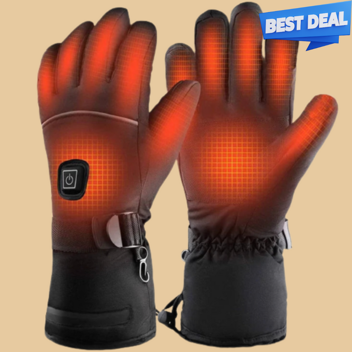 Oplaadbare verwarmde handschoenen, bescherming voor buiten in de winter