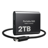 Externe 2 TB SSD met hoge snelheid