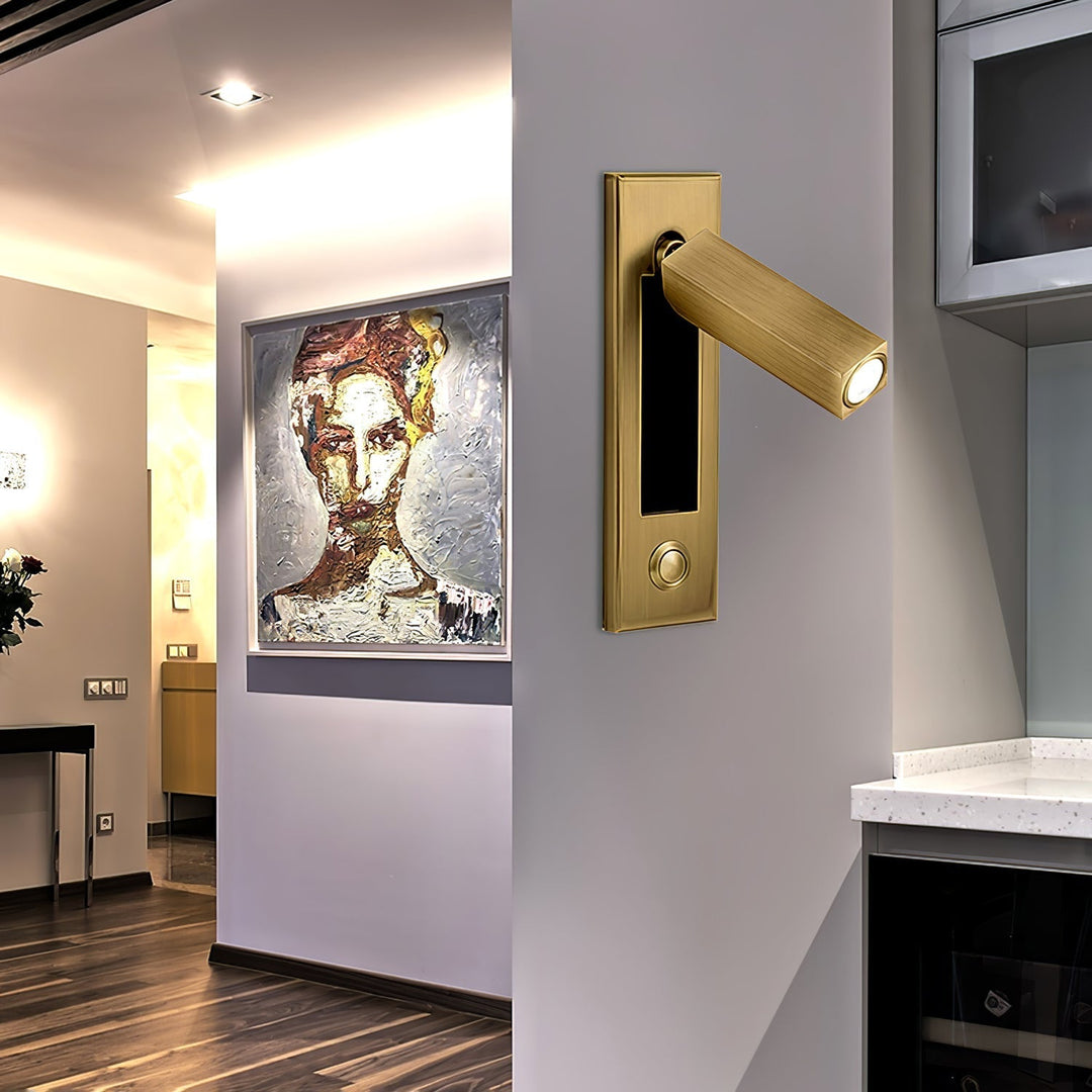 Slanke leeswandlamp voor opbouwmontage
