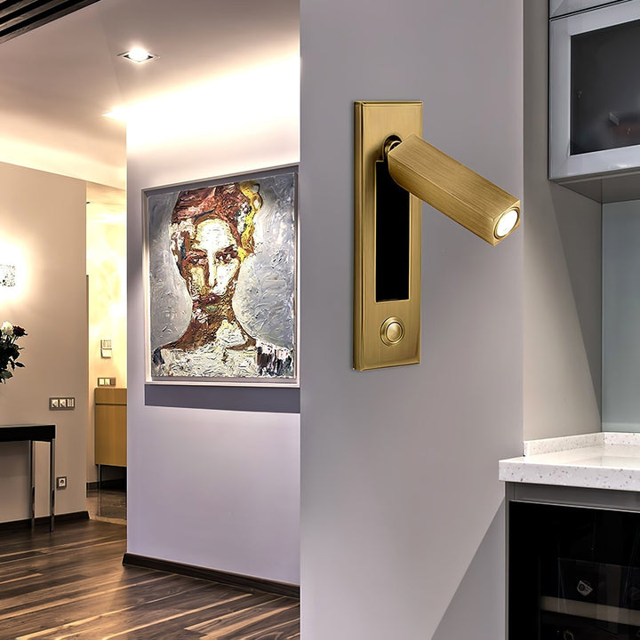 Slanke leeswandlamp voor opbouwmontage