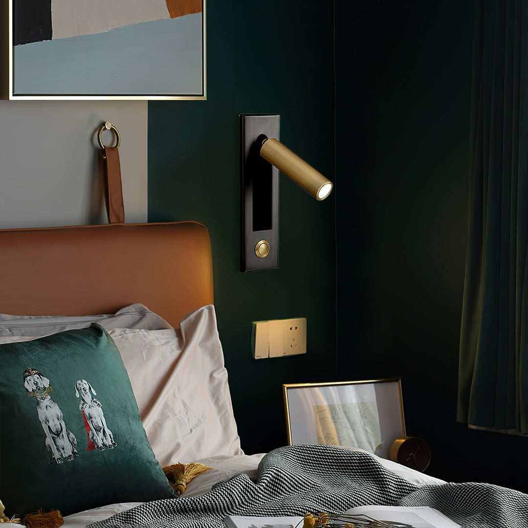 Slanke leeswandlamp voor opbouwmontage