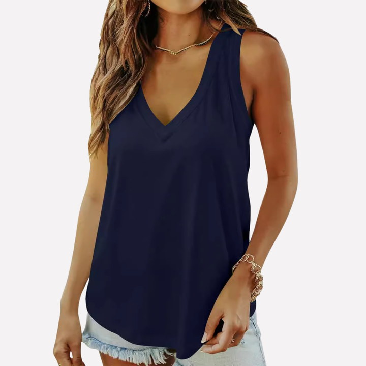 Vrouwen Deep V Tanktop