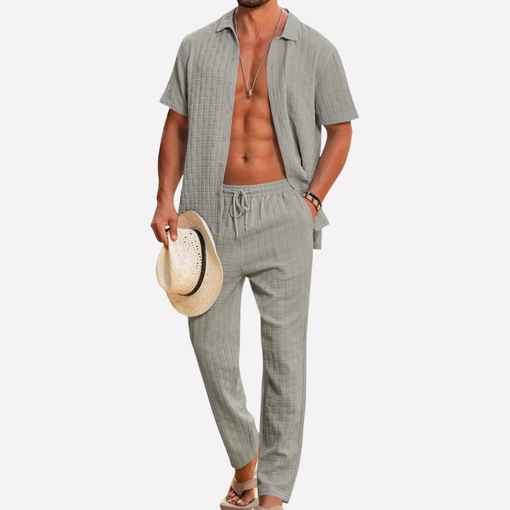 Mannen 2-delige Strandoutfit