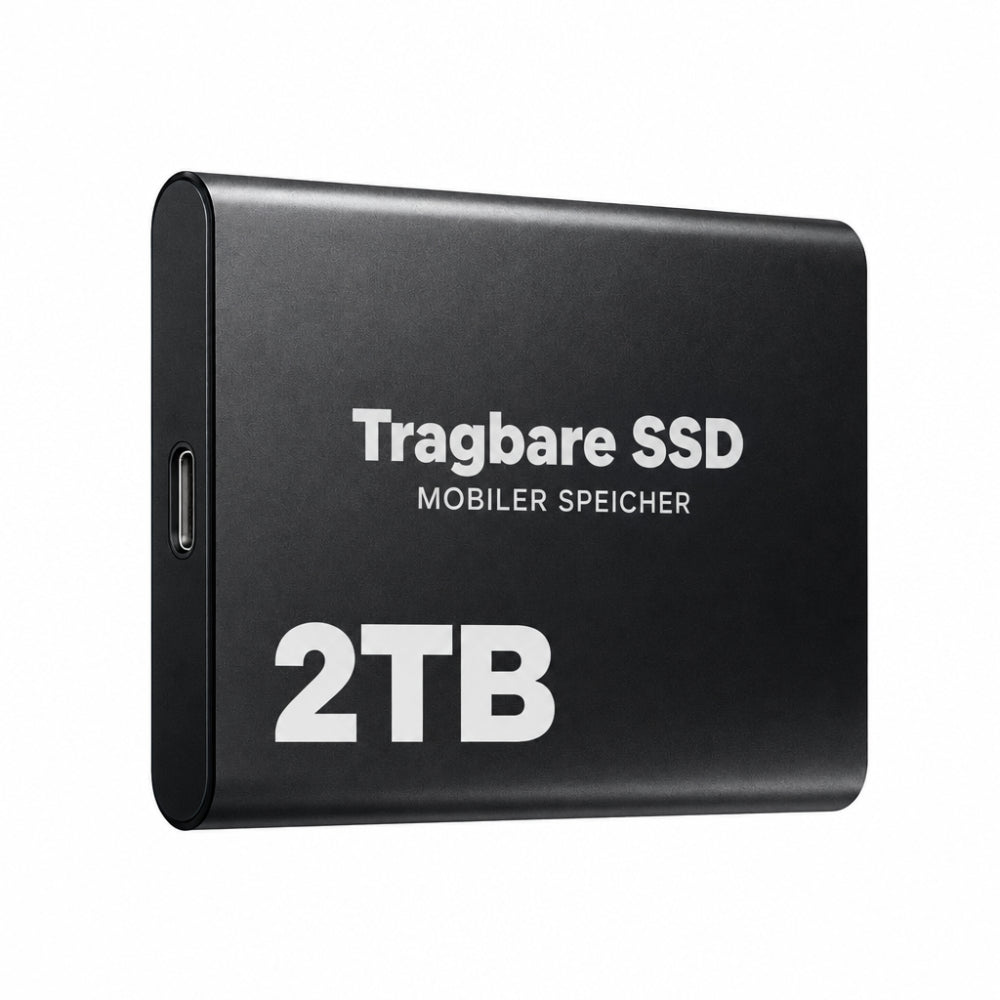 Externe SSD 2 TB met USB-C en 1050 MB/s