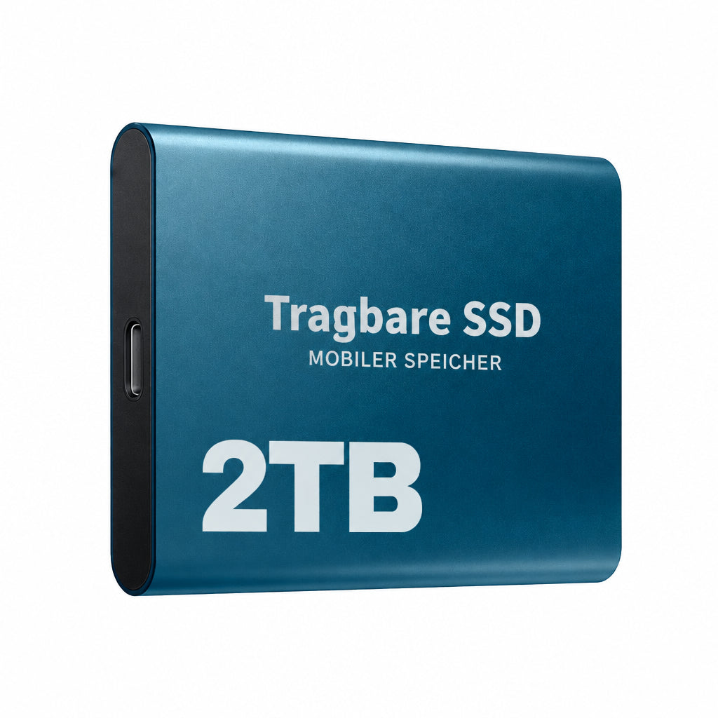 Externe SSD 2 TB met USB-C en 1050 MB/s
