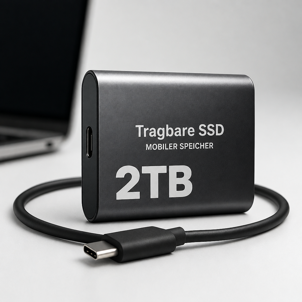 Externe 2-TB-SSD met USB-C en highspeed