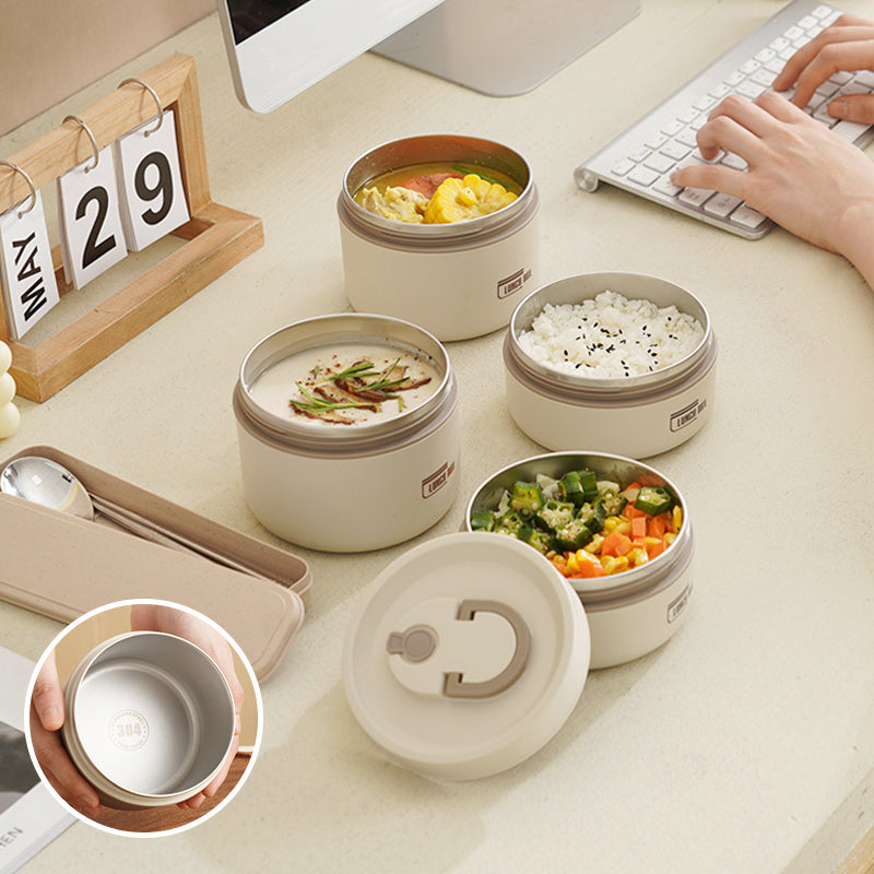Geïsoleerde Lunchbox met Meerdere Lagen met GRATIS Draagtas - ThermoBox