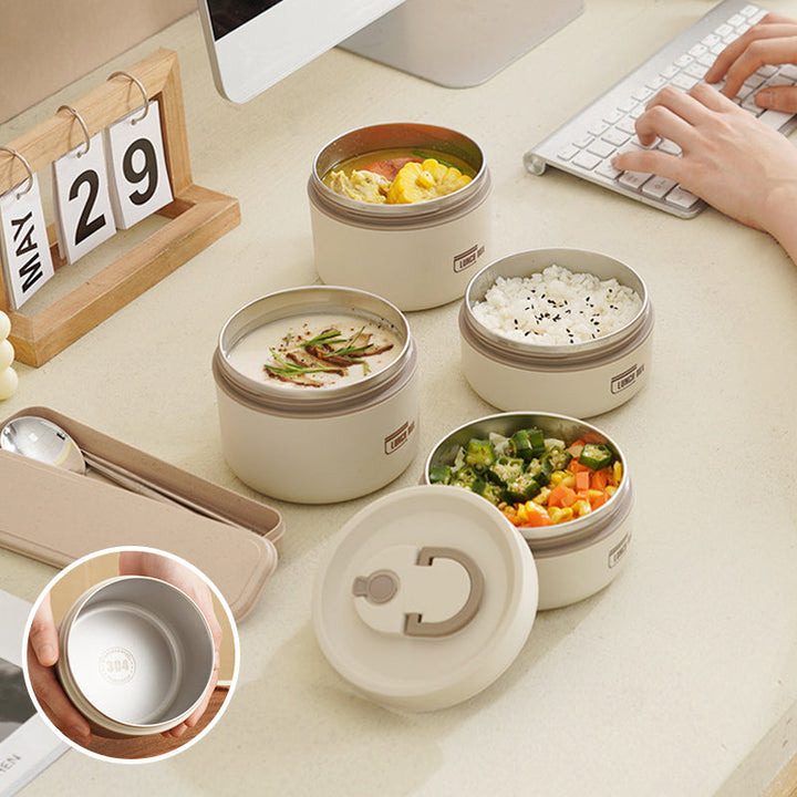 Geïsoleerde Lunchbox met Meerdere Lagen met GRATIS Draagtas - ThermoBox