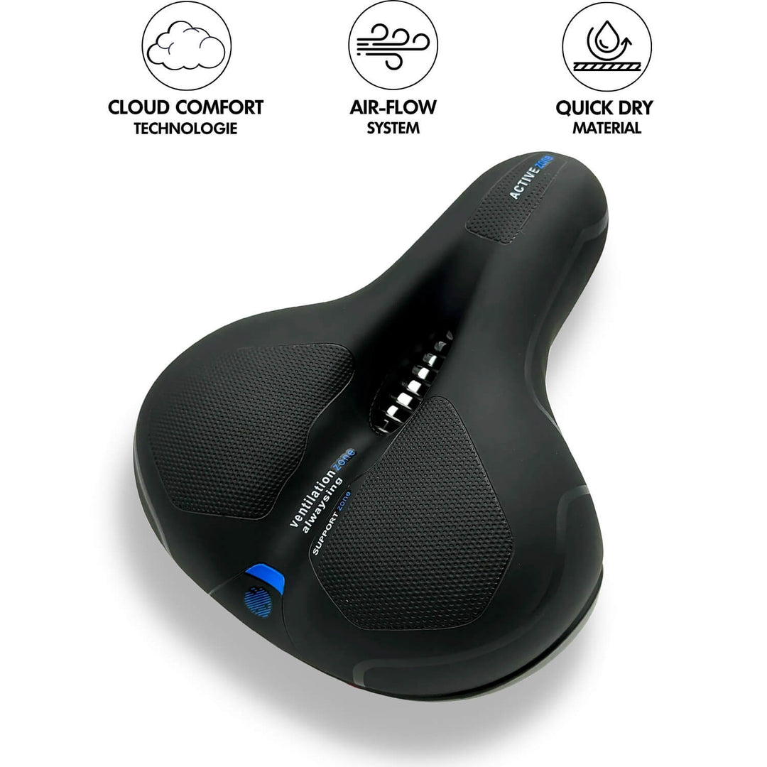 Fietszadel | Ergonomisch comfort | Schokdempend ontwerp