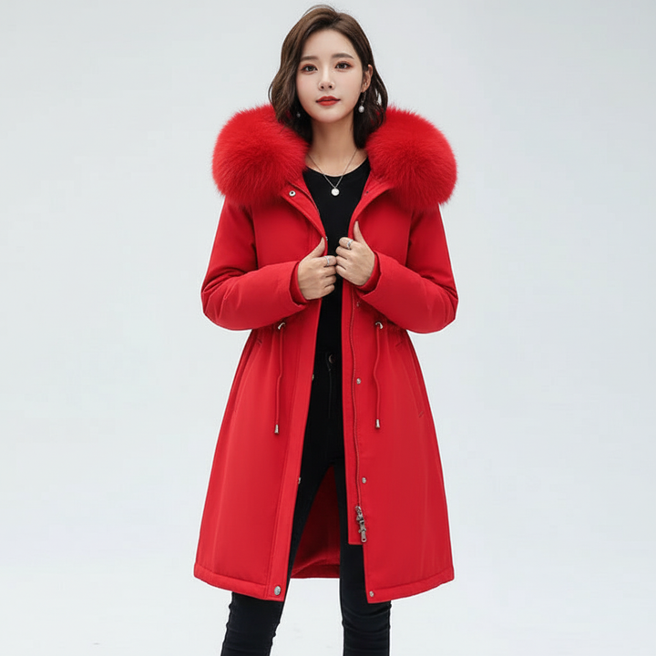 Fleece Parka Met Kapuze - Silvia