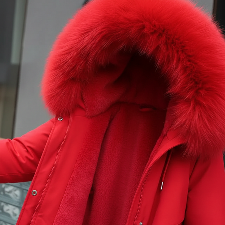 Fleece Parka Met Kapuze - Silvia