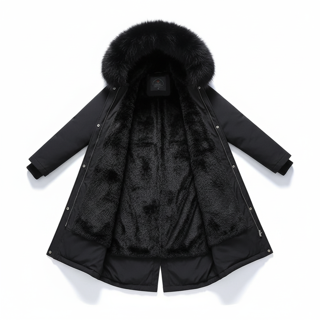 Fleece Parka Met Kapuze - Silvia